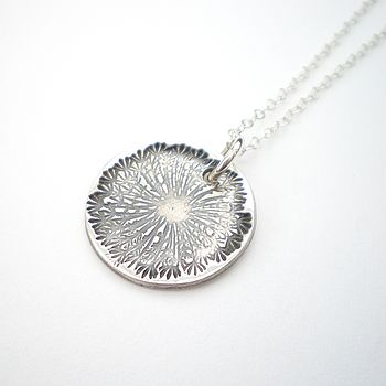 Silver Dandelion Wish Pendant, 4 of 6