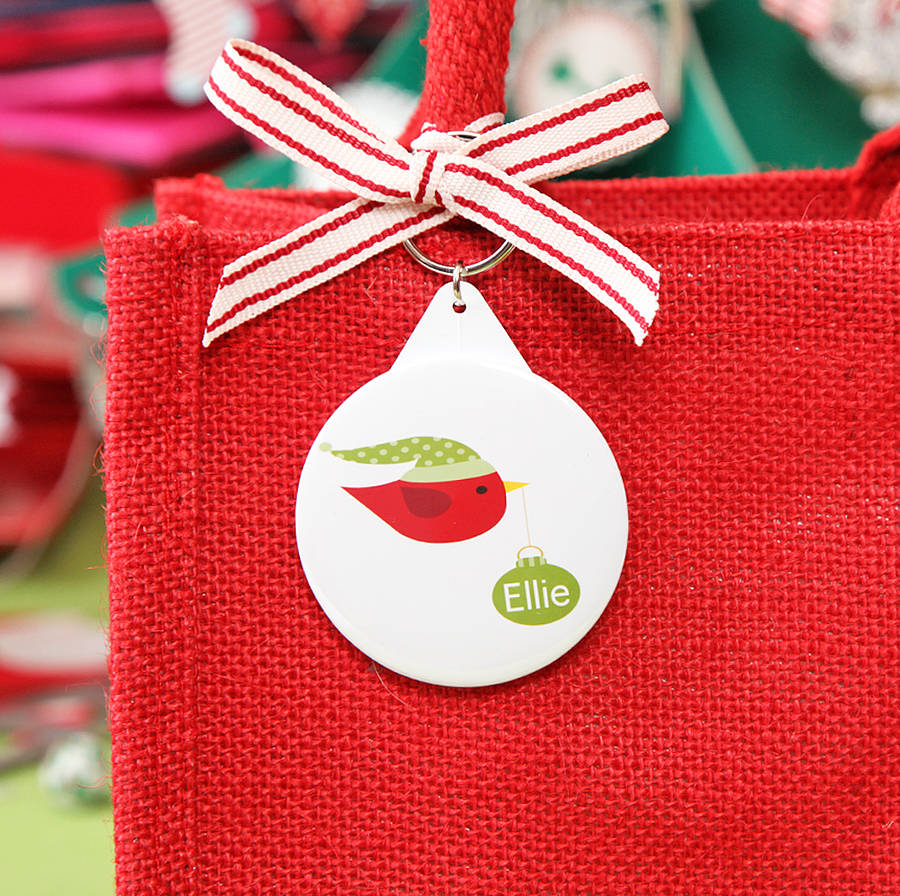 jute christmas bag