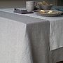 Plain Seam Linen Tablecloth Lara, thumbnail 1 of 2