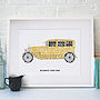 Personalised Vintage Car Print, thumbnail 5 of 8
