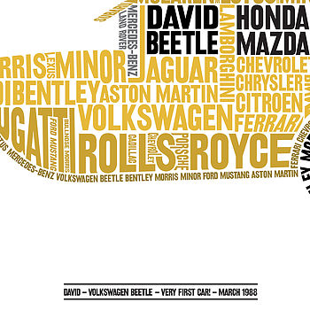 Personalised Vintage Car Print, 6 of 8