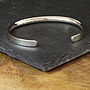 Sterling Silver Personalised Men's Bracelet, thumbnail 8 of 10