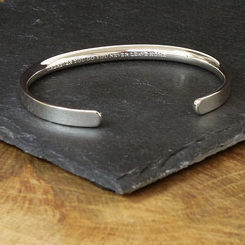 Sterling Silver Personalised Men's Bracelet, 8 of 10