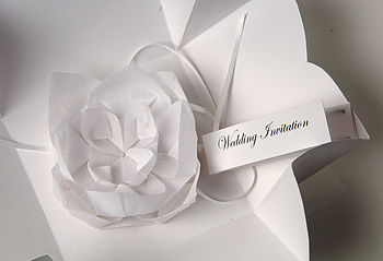 Origami Lotus Flower Invitation, 2 of 6