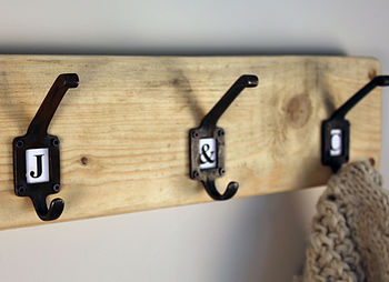 Reclaimed Wood Hook Board, 3 of 7