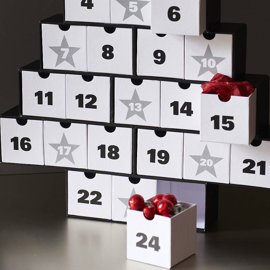 Advent Calendar Tree By TheLittleBoysRoom notonthehighstreet com