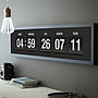 Personalised Special Time/Date Vintage Flip Clock Print, thumbnail 1 of 5