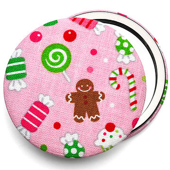 ''Gingerbread'' Christmas Stocking Filler Mirror, 3 of 4