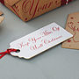 'Keep Your Mitts Off' Christmas Gift Tags, thumbnail 1 of 6