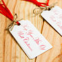 'Keep Your Mitts Off' Christmas Gift Tags, thumbnail 6 of 6