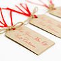 'Keep Your Mitts Off' Christmas Gift Tags, thumbnail 5 of 6