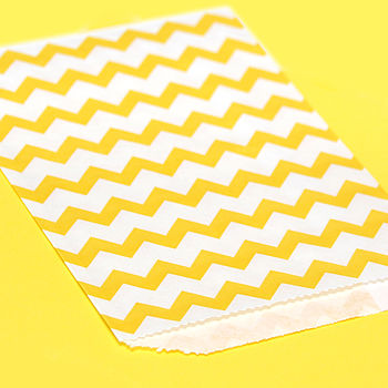 Chevron Print Paper Party Bags, 8 of 12