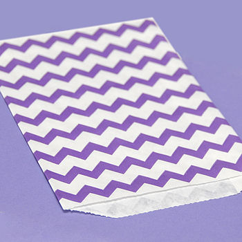 Chevron Print Paper Party Bags, 12 of 12