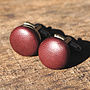 Vintage Style Leather Cufflinks, thumbnail 10 of 12