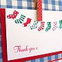 Christmas Stocking Thank You Cards, thumbnail 7 of 8