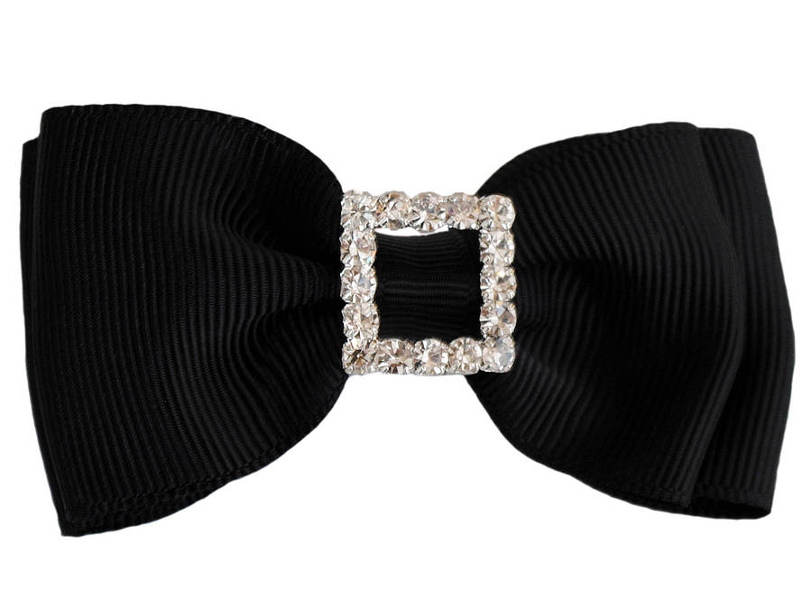 Double Diamante Sparkle Bow By Candy Bows | notonthehighstreet.com