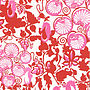 Seahorses And Lilly Pads Print   Pink, thumbnail 2 of 3