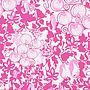 Seahorses And Lilly Pads Print   Violet, thumbnail 2 of 3