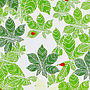 Ladybirds And Leaves Print, thumbnail 2 of 3