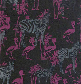Flamingos And Zebras Print, 3 of 4