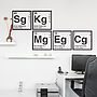Personalised Periodic Table Wall Sticker, thumbnail 3 of 5