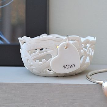 'Mum' Porcelain Tea Light Holder, 2 of 5