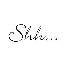 'shh…' wall sticker by nutmeg | notonthehighstreet.com