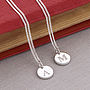 Sterling Silver Initial Pendant Necklace, thumbnail 3 of 5