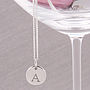 Sterling Silver Initial Pendant Necklace, thumbnail 5 of 5