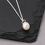Freshwater Pearl Drop Necklace, thumbnail 4 of 7
