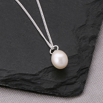 Freshwater Pearl Drop Necklace, 4 of 7
