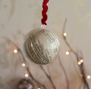 Set Of Two Literary Christmas Decorations, 2 of 5