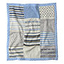 Blue Fairisle Knitted Baby Blanket, thumbnail 2 of 6