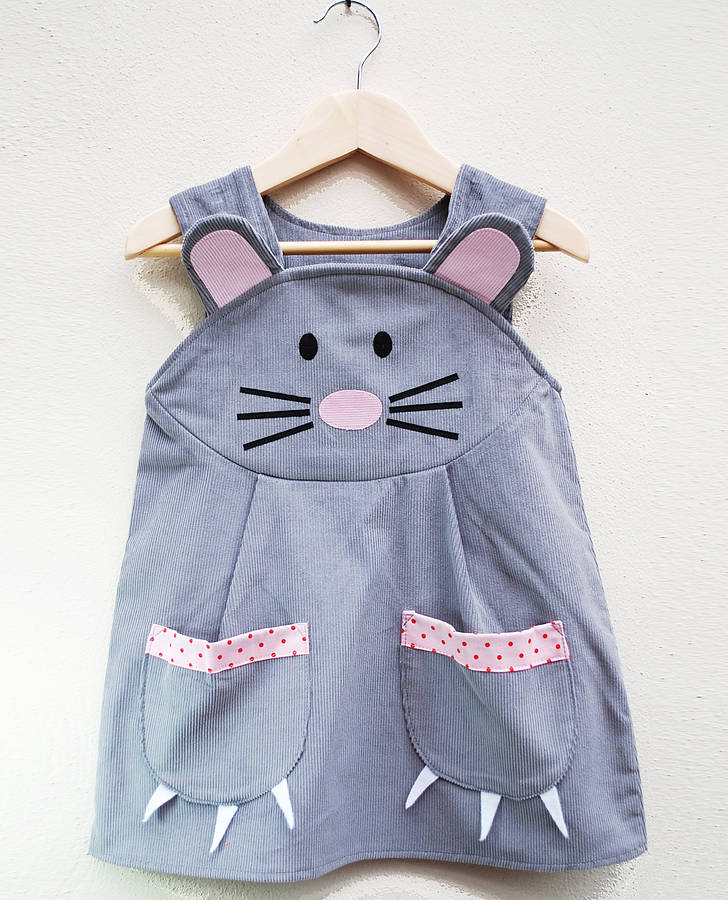 Girls Mouse Dress By Wild Things Funky Little Dresses ...