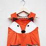 Girls Fox Pinafore Dress, thumbnail 5 of 6