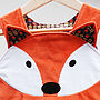 Girls Fox Pinafore Dress, thumbnail 6 of 6
