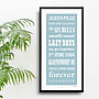 Personalised Favourites And Memories Print, thumbnail 1 of 11