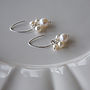 Mini Pearl Cluster Earrings, thumbnail 4 of 7