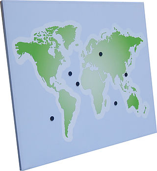 Giant World Map Noticeboard, 2 of 2