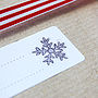 Robin And Snowflake Christmas Gift Labels, thumbnail 5 of 5