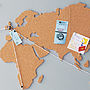World Map Cork Pinboard Bundle, thumbnail 1 of 6