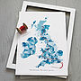 Personalised Stitch Your Journey Map Print, thumbnail 1 of 12