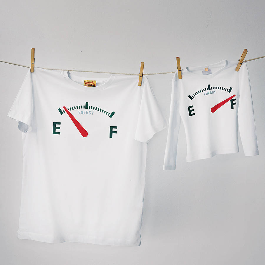 Matching T Shirts Energy Gauge For Dad, Son Or Daughter, 1 of 2
