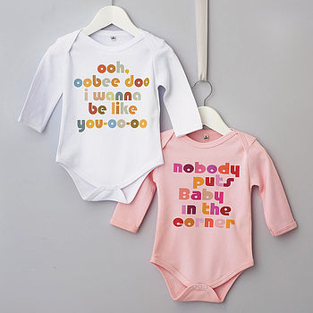Baby's First Film Quote Babygrow, 12 of 12