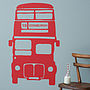 Personalised Bus Vinyl Wall Sticker, thumbnail 1 of 3