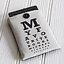 Personalised Eye Chart Gadget Cover, thumbnail 1 of 3