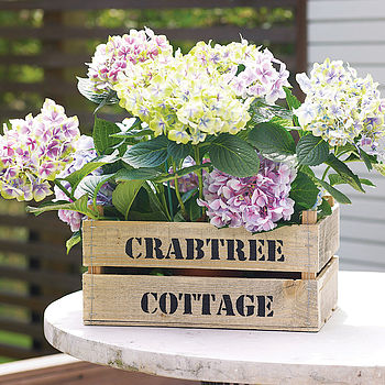 Handmade Wooden Garden Planter By Bow Boutique | notonthehighstreet.com