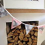 Christmas Bunting Snowflakes And Red Stripes, thumbnail 2 of 4