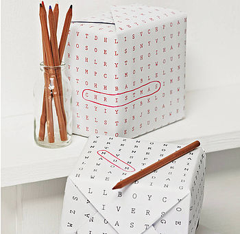 Word Search Wrapping Paper, 2 of 7