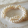 Multi Strand Pearl Bracelet, thumbnail 3 of 6
